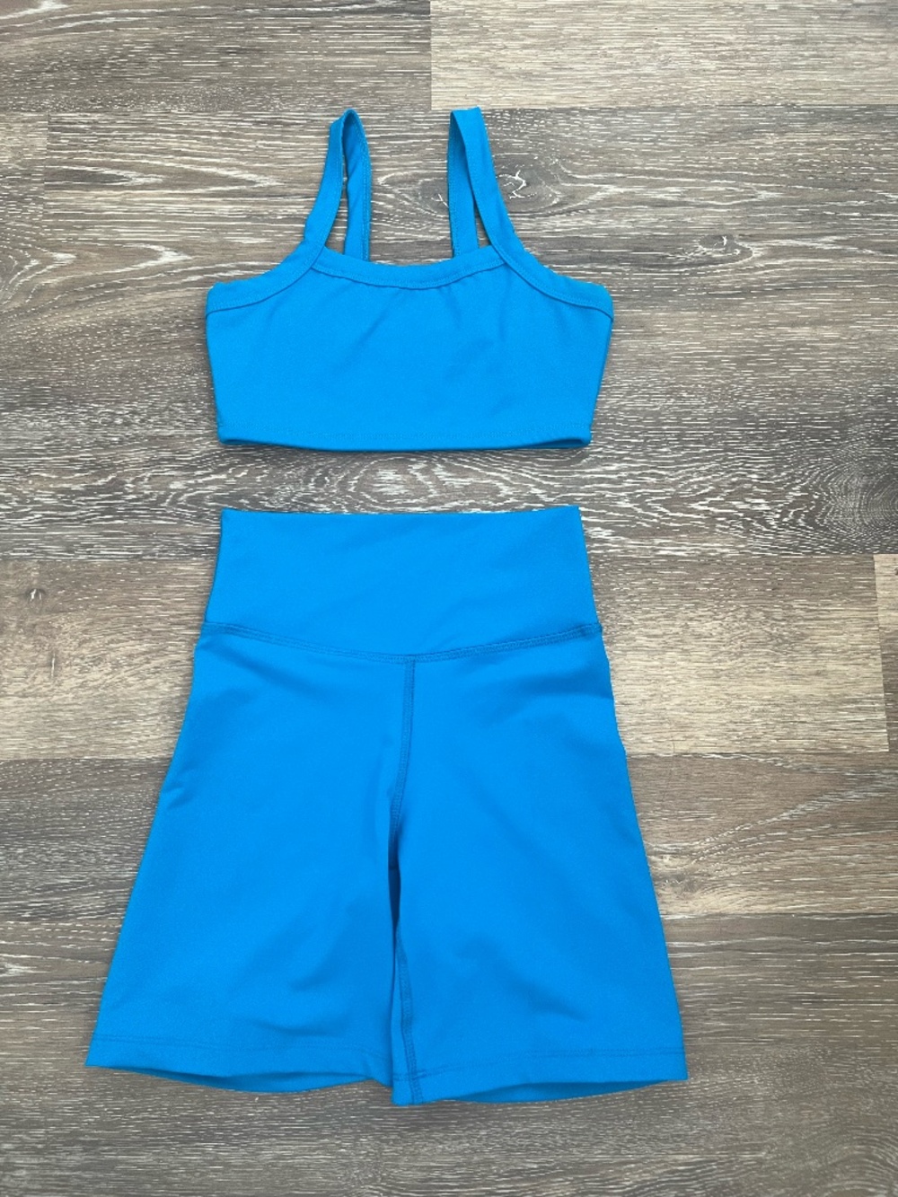 Thirty Years Blue Biker Shorts Set Size XS